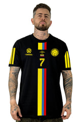 Camiseta Negra Luis diaz La tricolor Alto Gramaje
