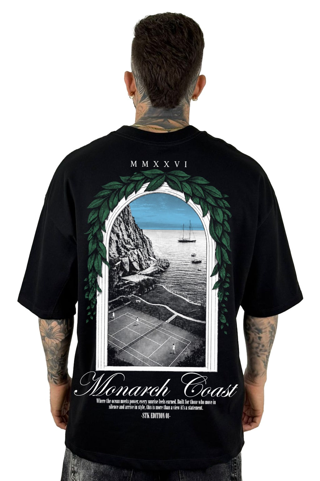Oversize Negro Monarch Goast Alto Gramaje