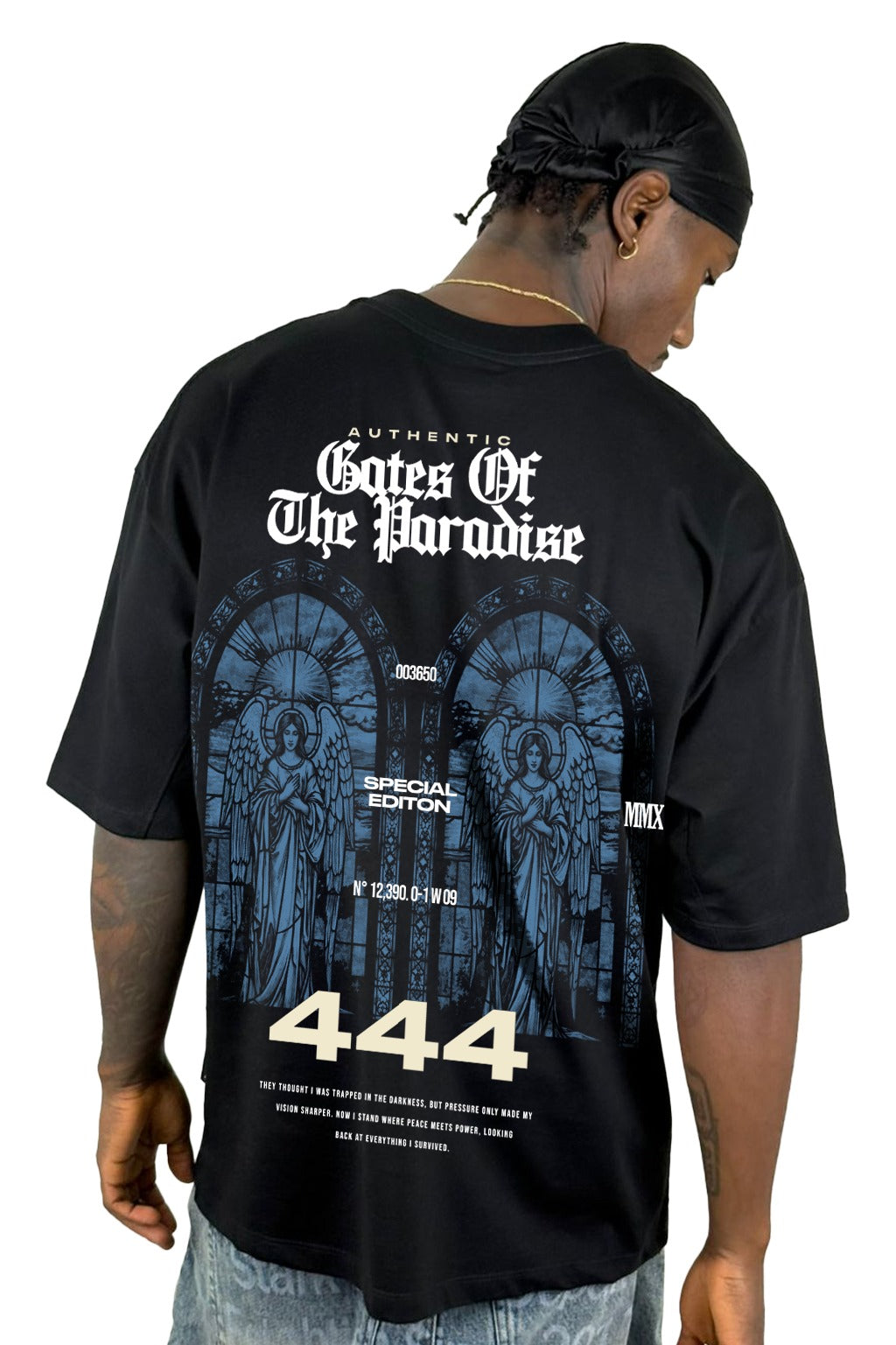 Oversize Negro Gates Of The Paradise 444 Alto Gramaje