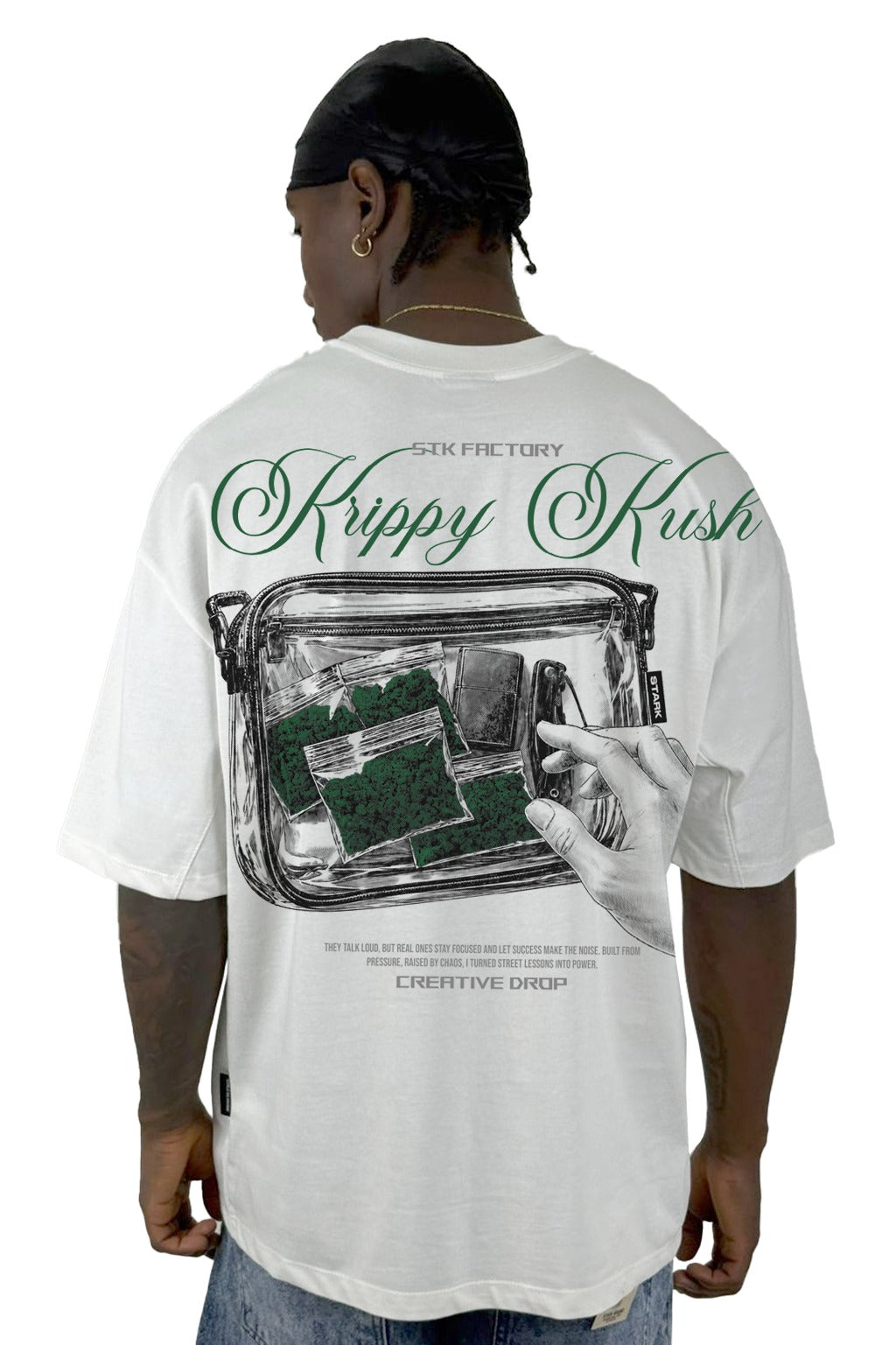Oversize Crudo Krippy Rush Alto Gramaje