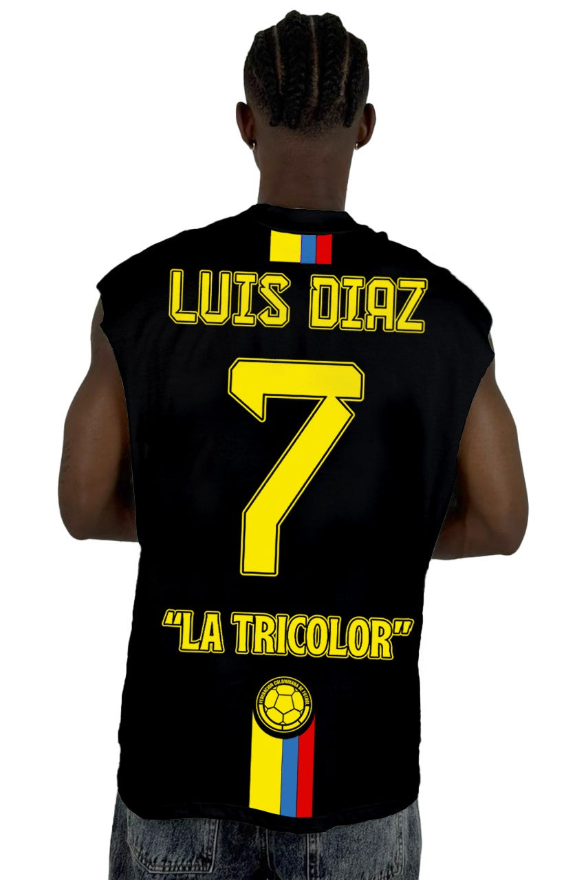 Camisilla Negra Luis Diaz Alto Gramaje