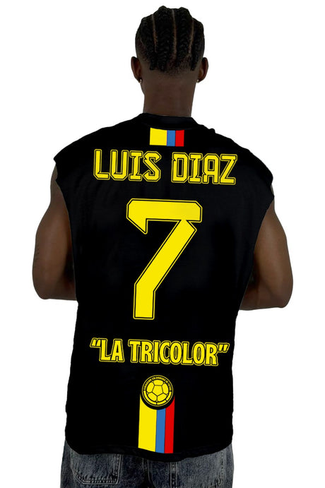 Camisilla Negra Luis Diaz Alto Gramaje