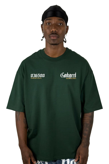 Oversize Verde Oscuro Godspeed Alto Gramaje