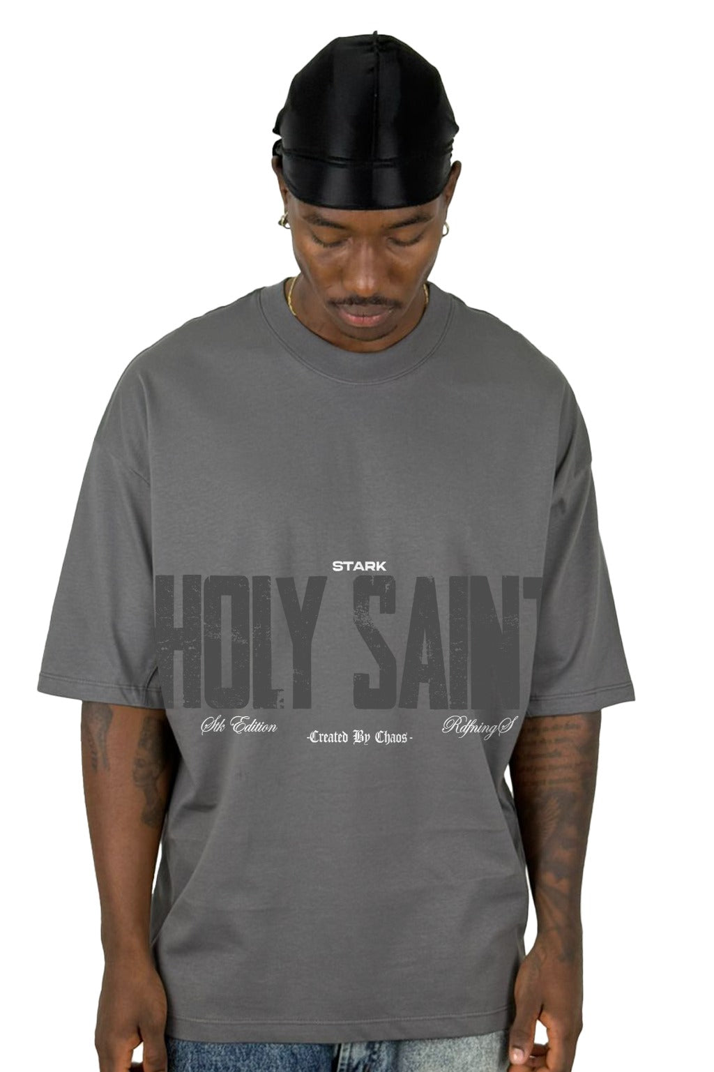 Oversize Gris Oscuro Holy Saint Alto Gramaje