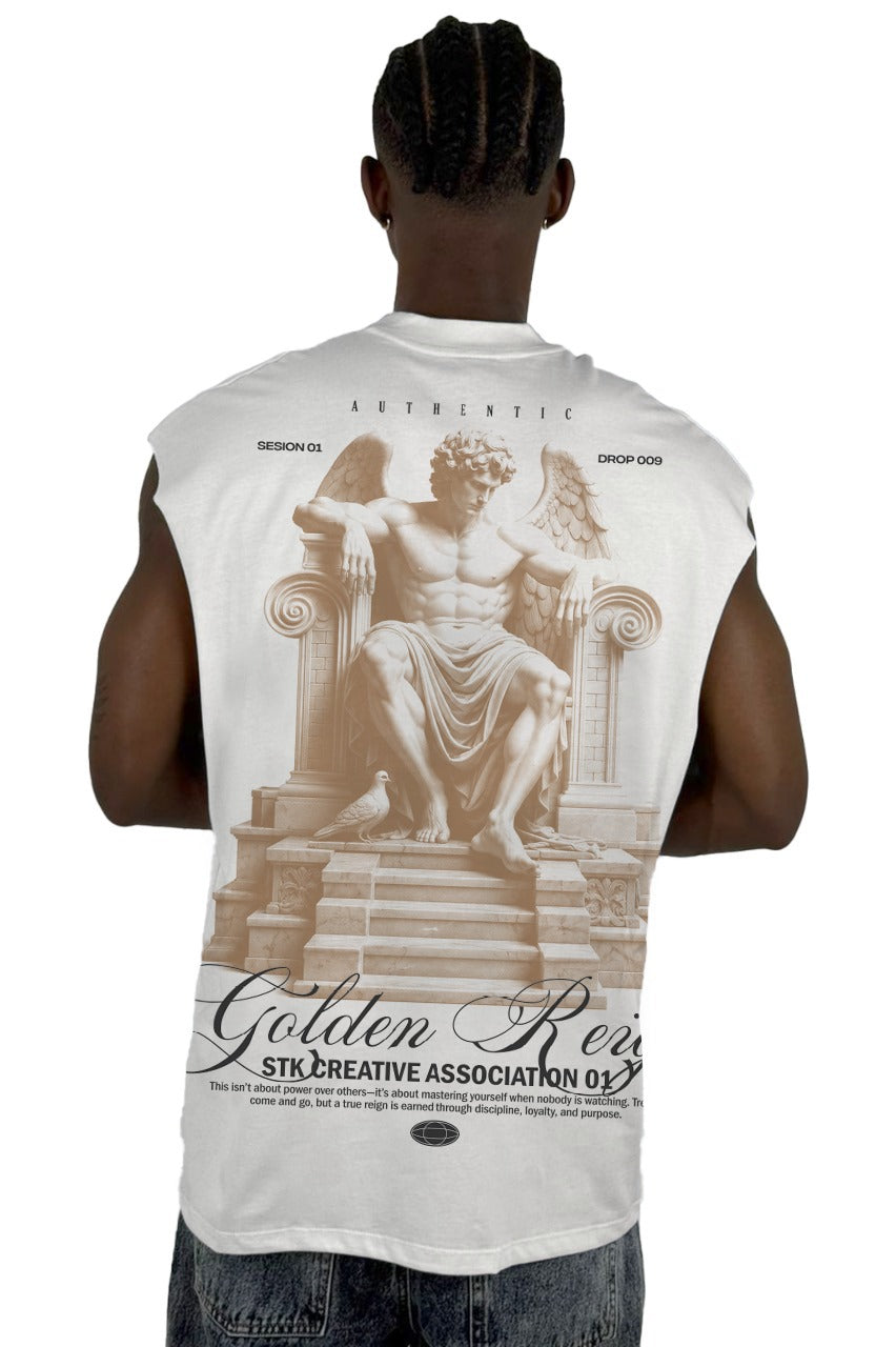 Camisilla Crudo Golden Reign Alto Gramaje