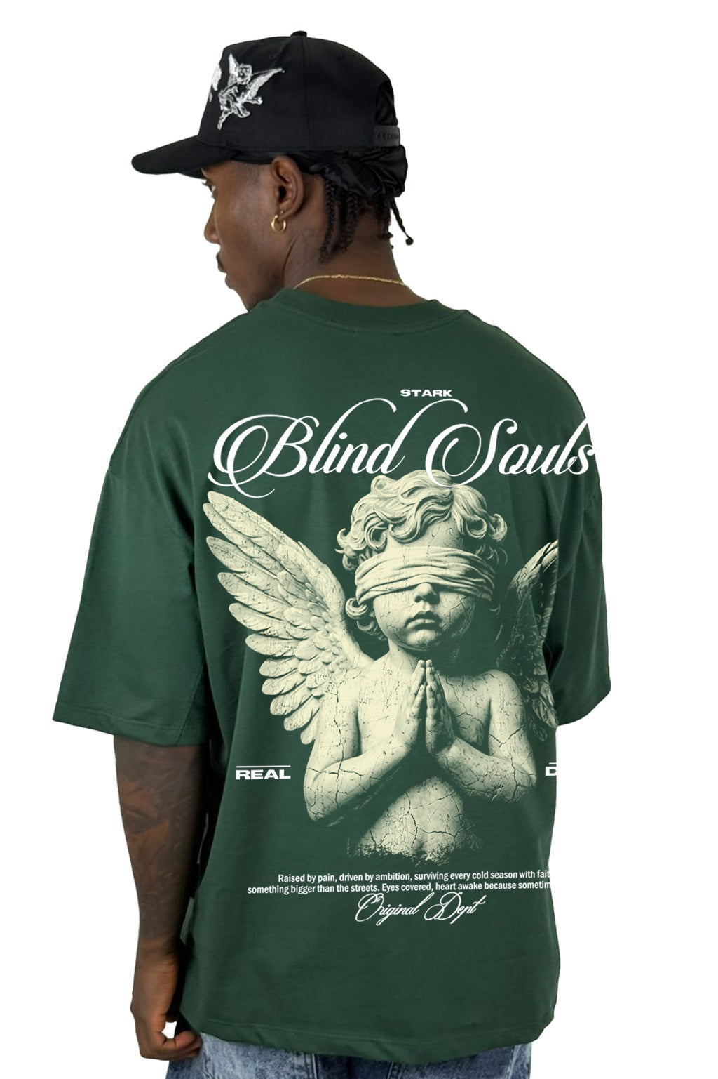 Oversize Verde Blind Souls Alto Gramaje