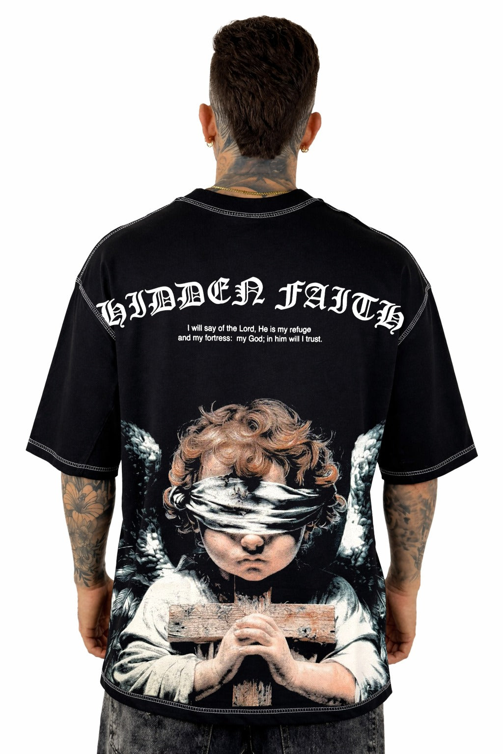 Oversize Negra Boy Angel Alto Gramaje