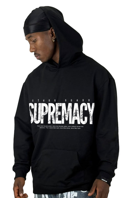 Buzo Capucha Negro Supremacy Real
