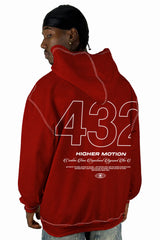 Buzo Capucha Rojo Higher Motion 432