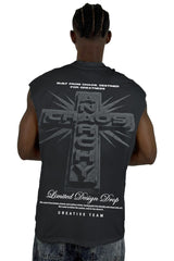 Camisilla Gris Chaos Cruz Alto Gramaje