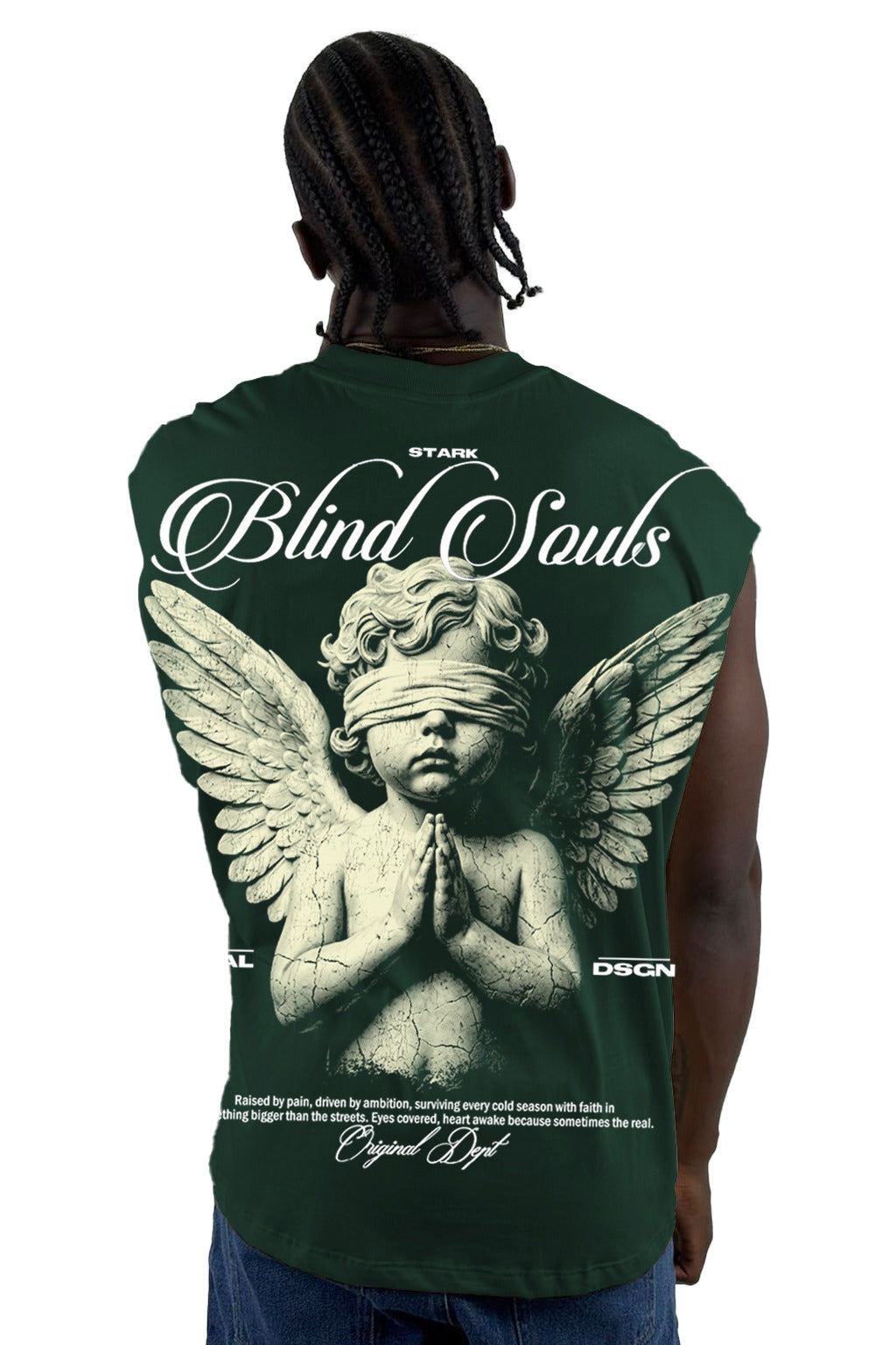 Camisilla Verde Blind Souls Alto Gramaje