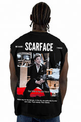 Camisilla Negra Scarface Alto Gramaje