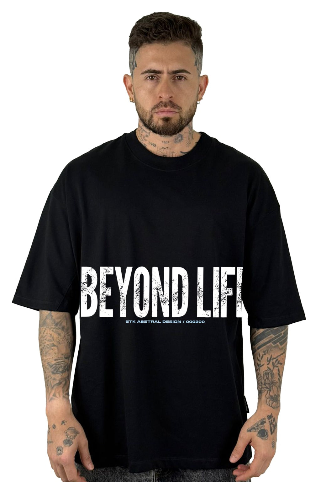 Oversize Negra Beyond Life Alto Gramaje