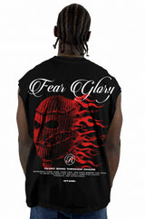 Camisilla Negra Fear Glory Alto Gramaje