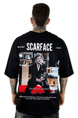 Oversize Negra Miami Scarface Alto Gramaje