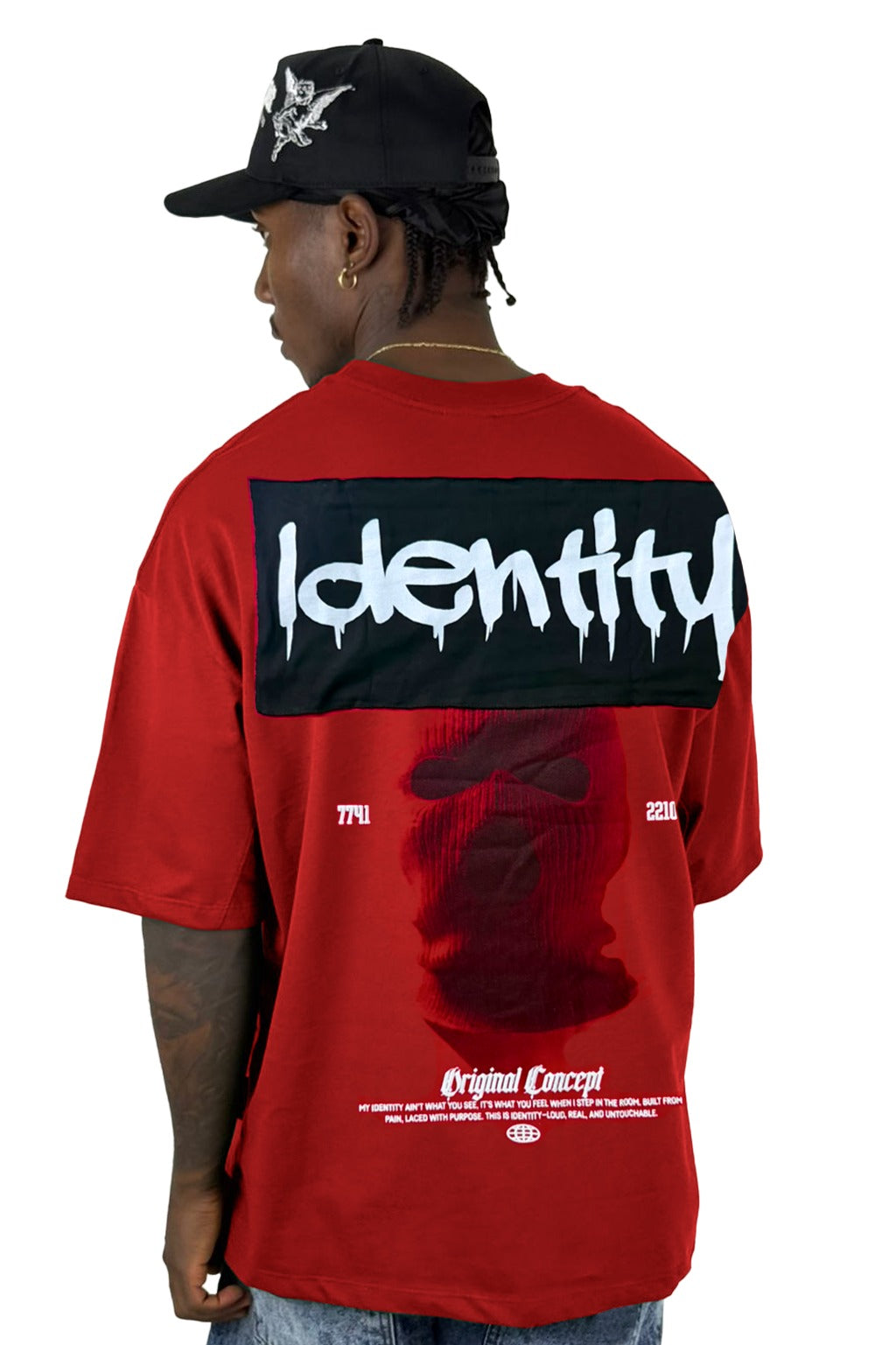 Oversize Roja Identity Alto Gramaje