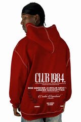 Buzo Capucha Rojo Club 1984