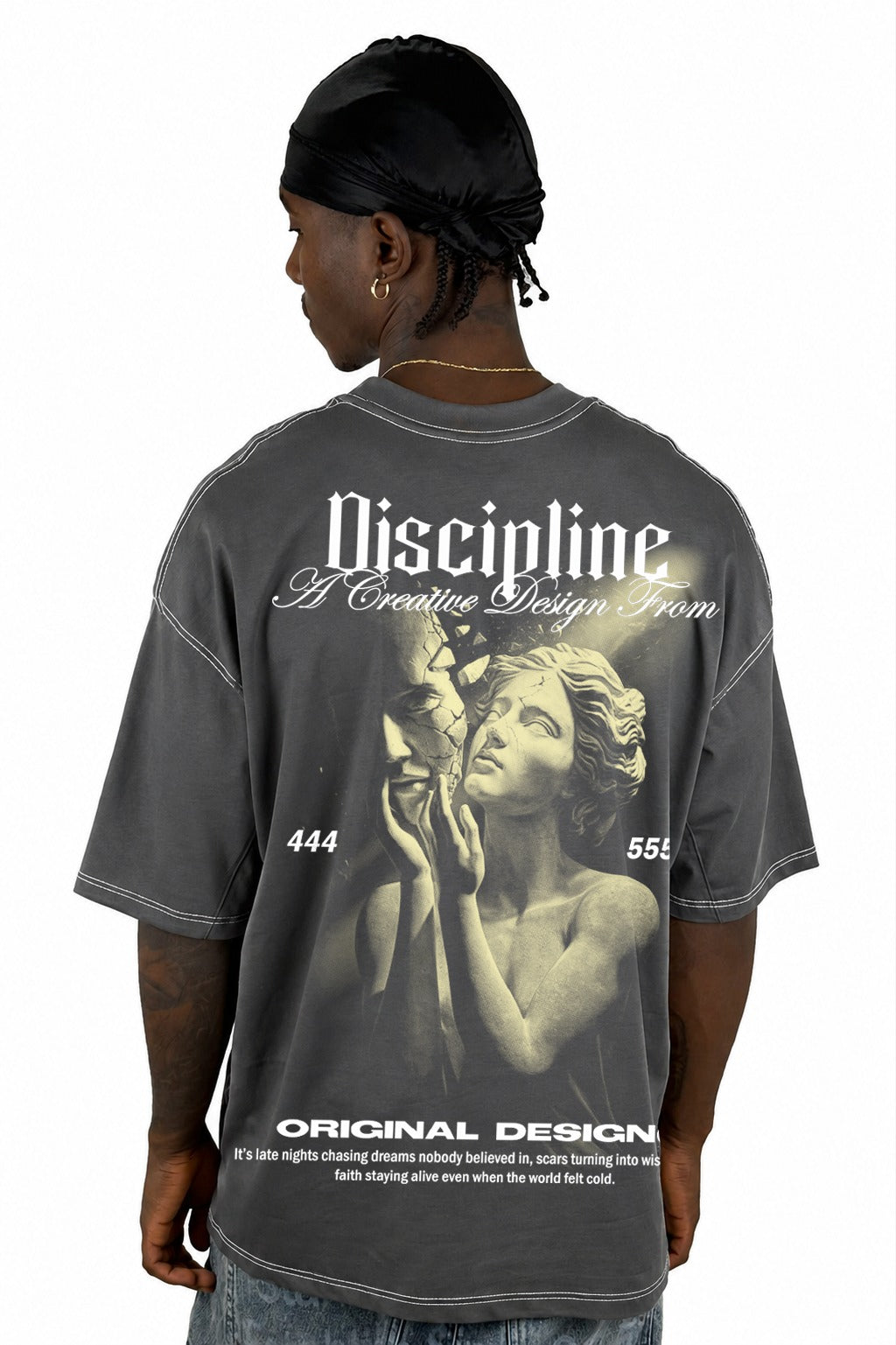 Oversize Gris Discipline Alto Gramaje