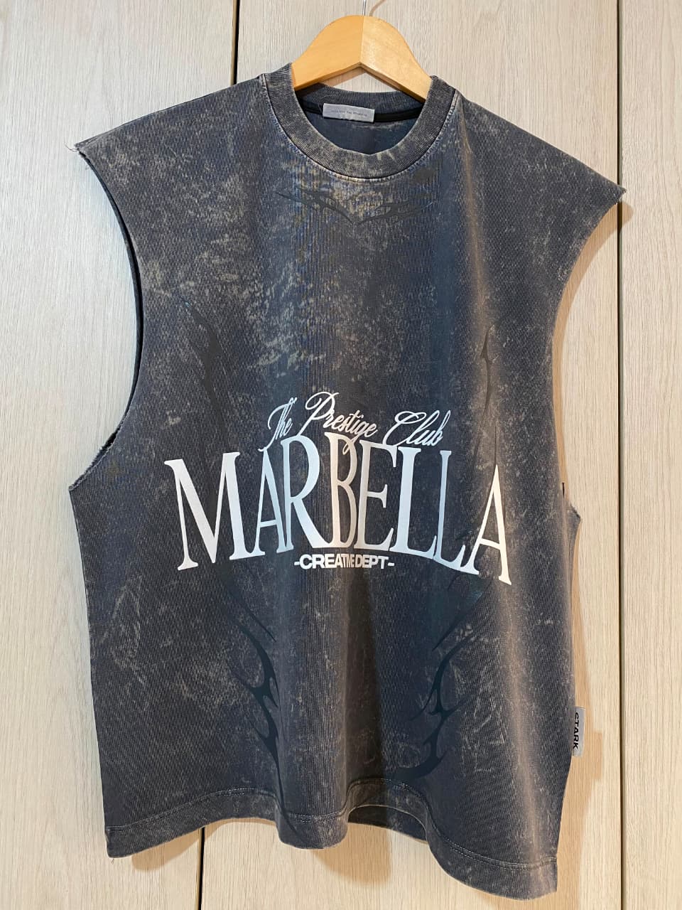 Camisilla sky Negra Marbella