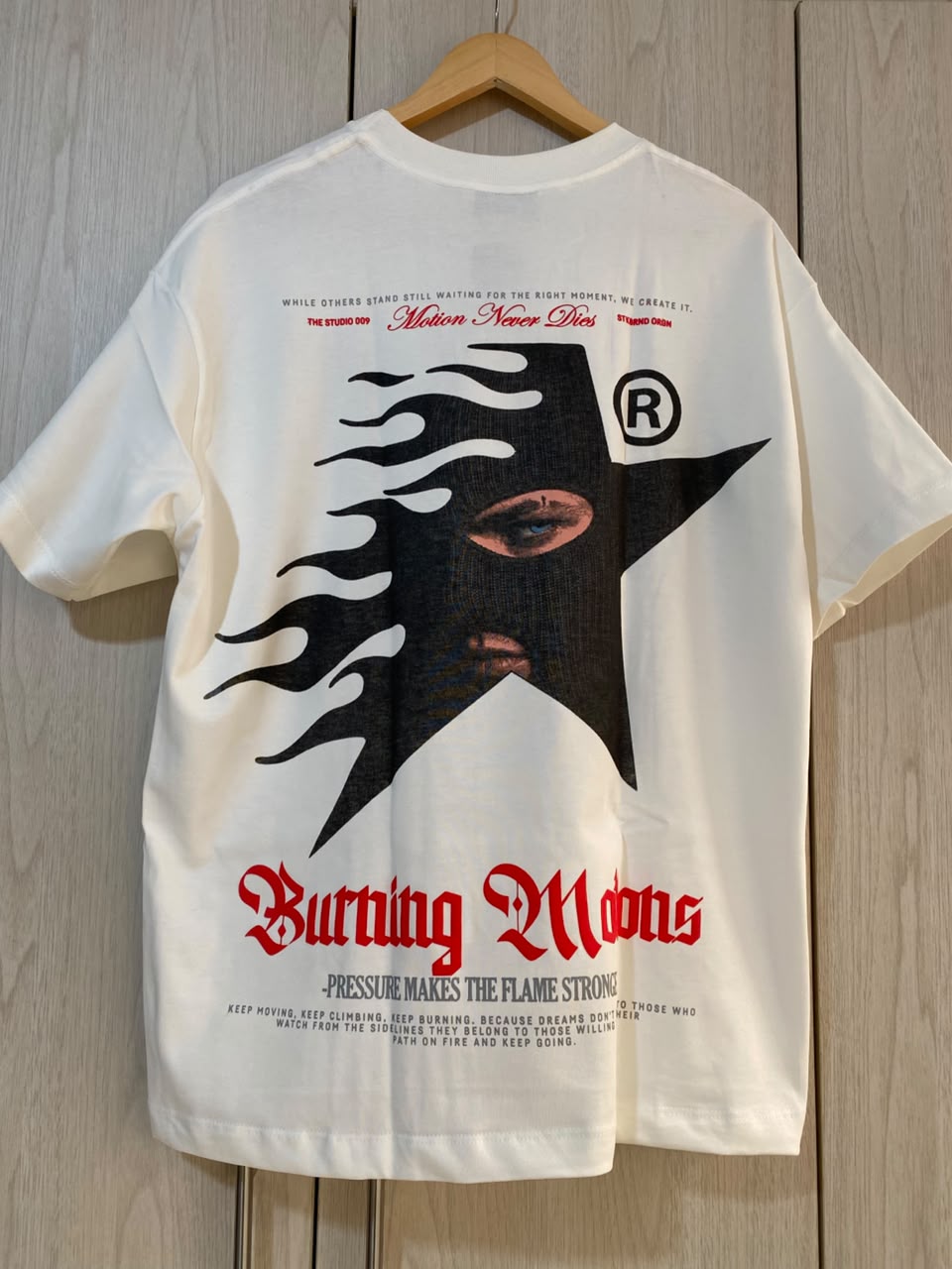 Oversize Crudo Burning Motions Alto Gramaje