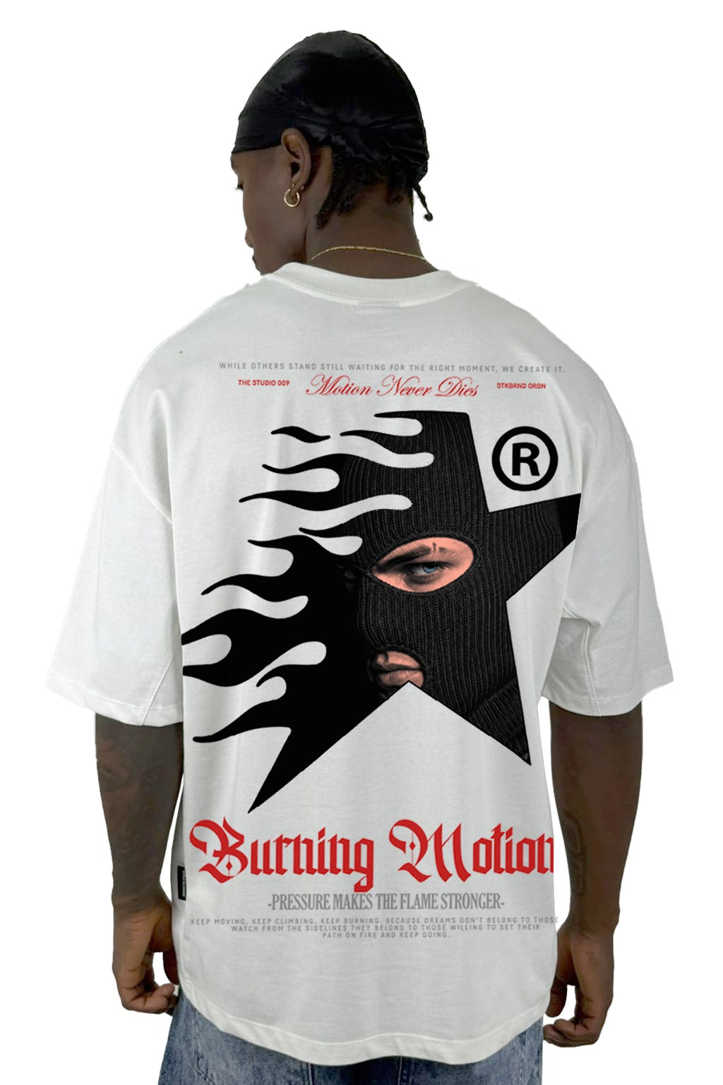 Oversize Crudo Burning Motions Alto Gramaje