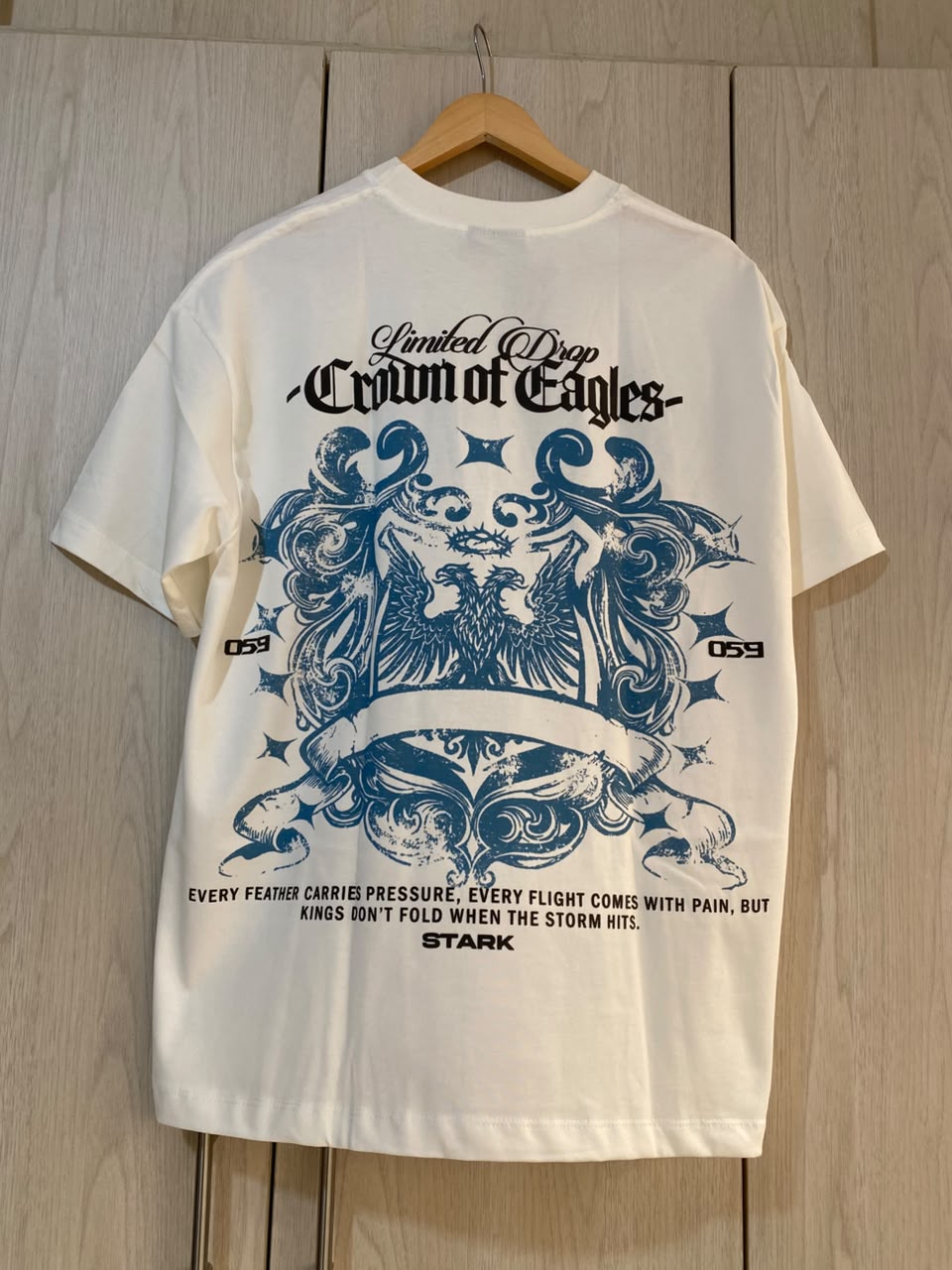 Oversize Crudo Crown of Eagles Alto Gramaje