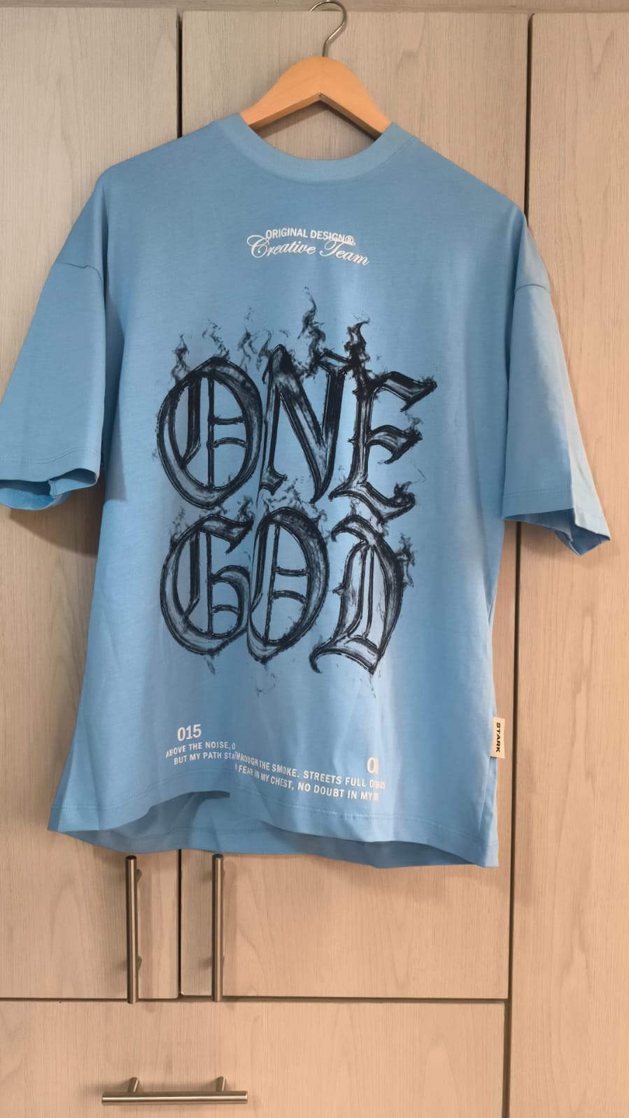 Oversize Azul One God Alto Gramaje Alto Gramaje