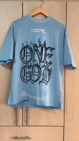 Oversize Azul One God Alto Gramaje Alto Gramaje