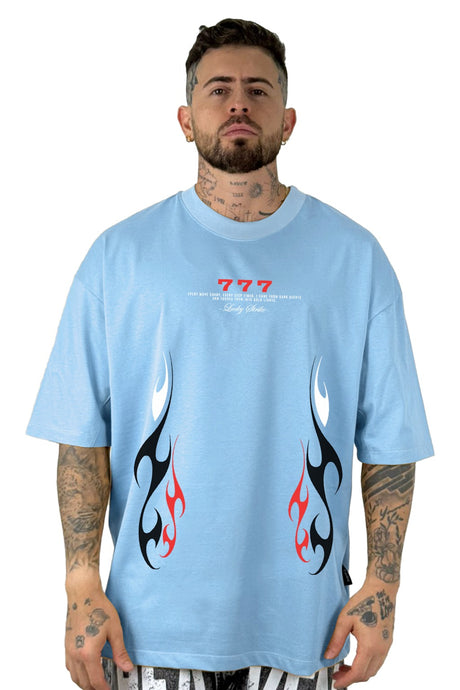 Oversize Azul Lucky Strike 777