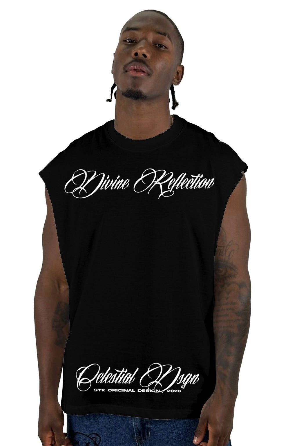 Camisilla Negra Divine Reflection Alto Gramaje