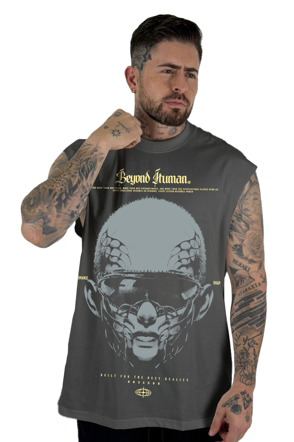 Camisilla Gris Beyond Human Alto Gramaje