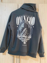 Buzo Capucha Gris  Only God