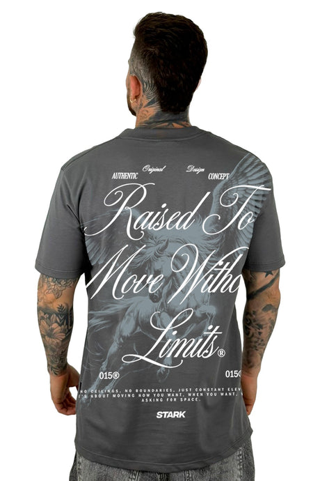 Camiseta Gris Raised To Move Without Limits Alto Gramaje