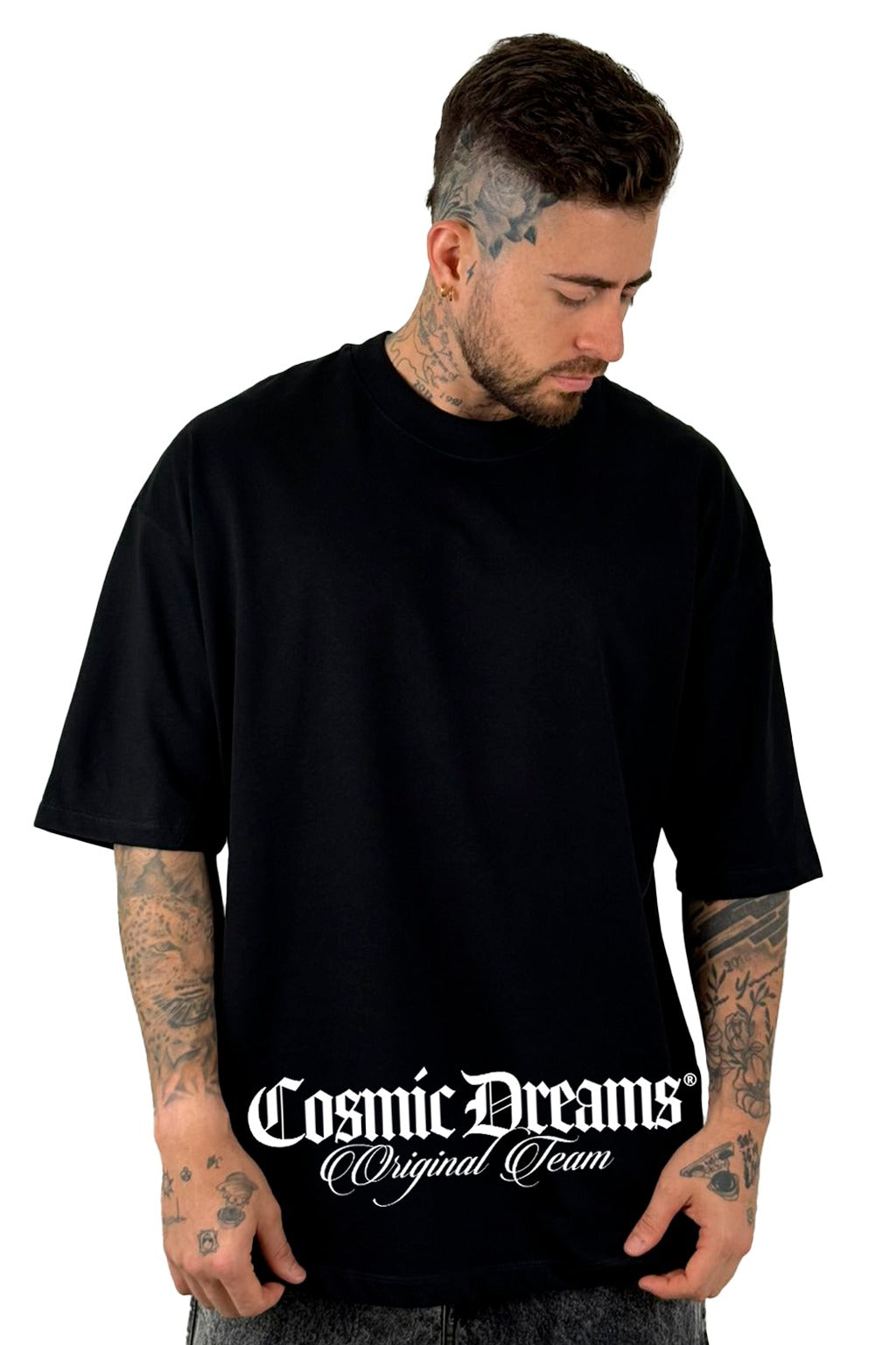 Oversize Negra Cosmic Dreams Alto Gramaje