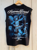 Camisilla Negra Heaven Bound Alto Gramaje