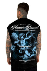 Camisilla Negra Heaven Bound Alto Gramaje
