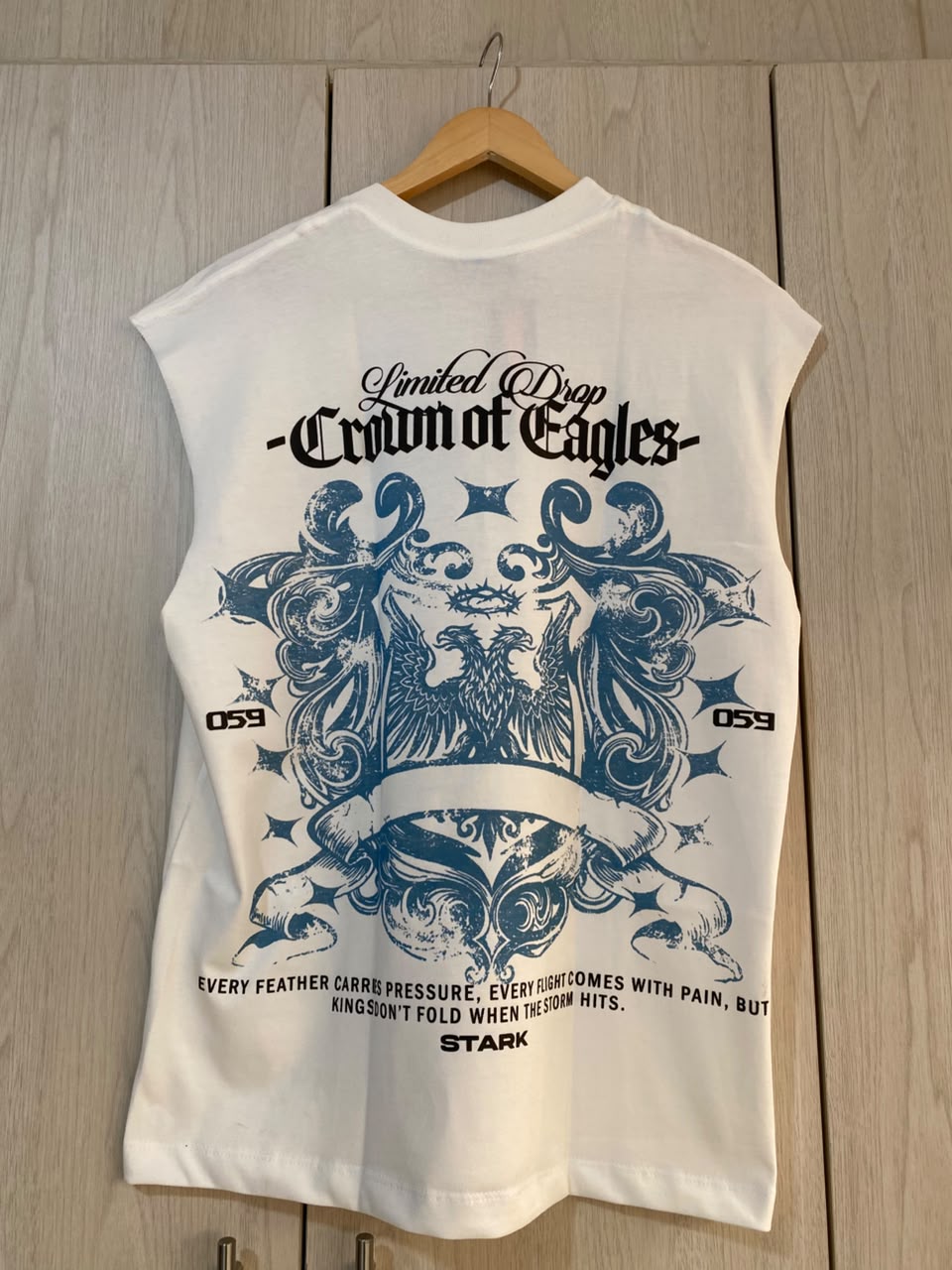 Camisilla Crudo Crown Of Eagles Alto Gramaje