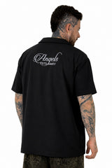 Camisa Negra  Boxy Fit  Cupido