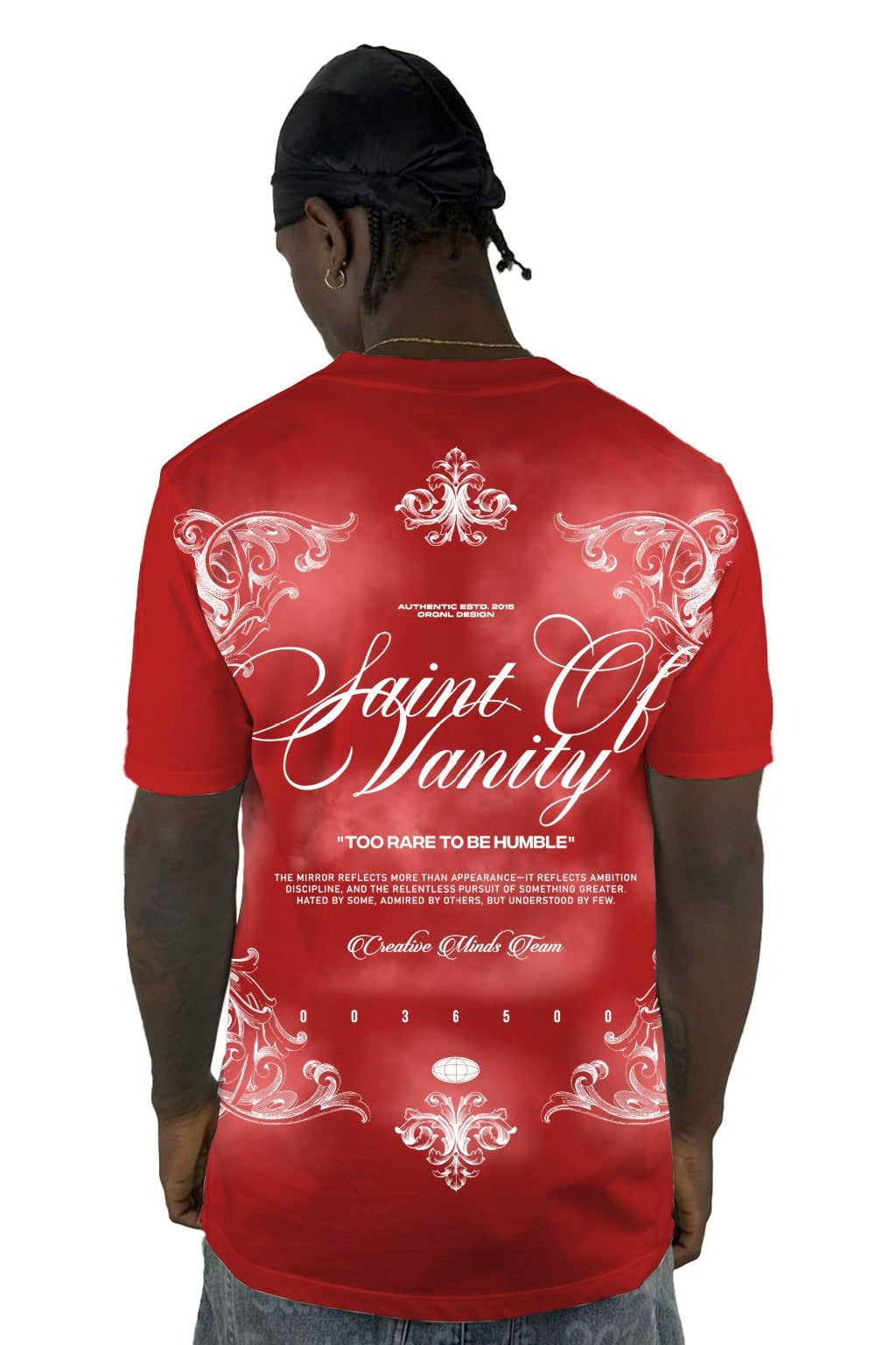 Camiseta Roja Saint Of Vanity Alto Gramaje