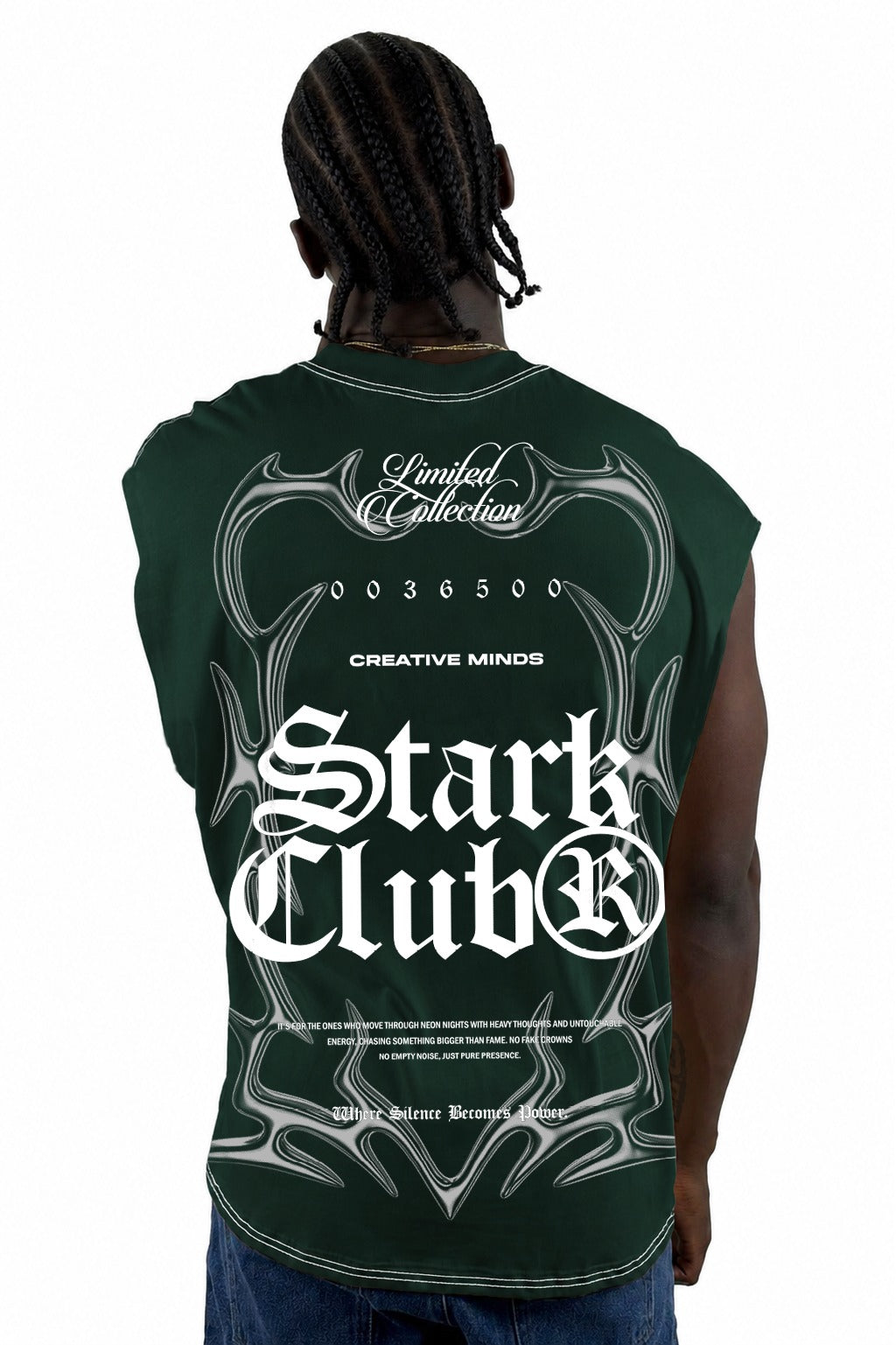 Camisilla Verde Stark Club  Alto Gramaje