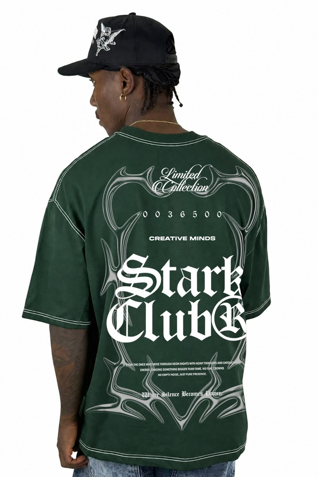 Oversize Verde Stark Club Alto Gramaje