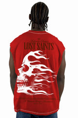 Camisilla Roja Calavera Lost Saint Alto Gramaje