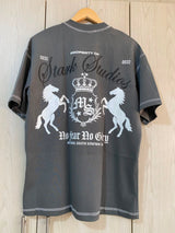 Oversize Gris No Fear No Glory Alto Gramaje
