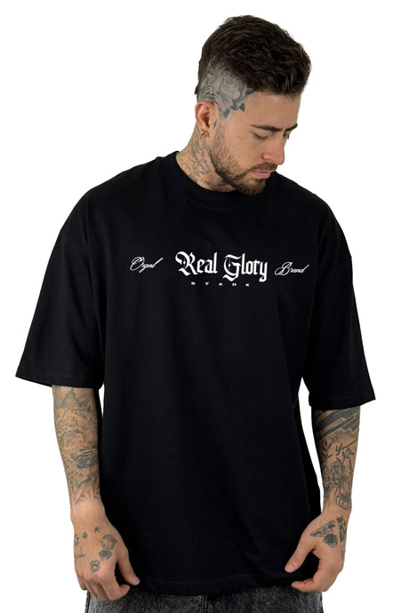 Oversize Negra Real Glory Alto Gramaje