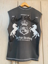 Camisilla Gris No Fear No Glory Alto Gramaje