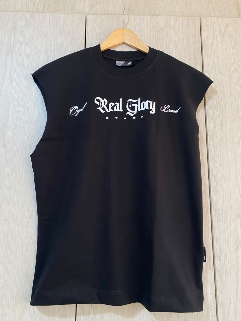 Camisilla Negra Real Glory Alto Gramaje