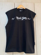 Camisilla Negra Real Glory Alto Gramaje