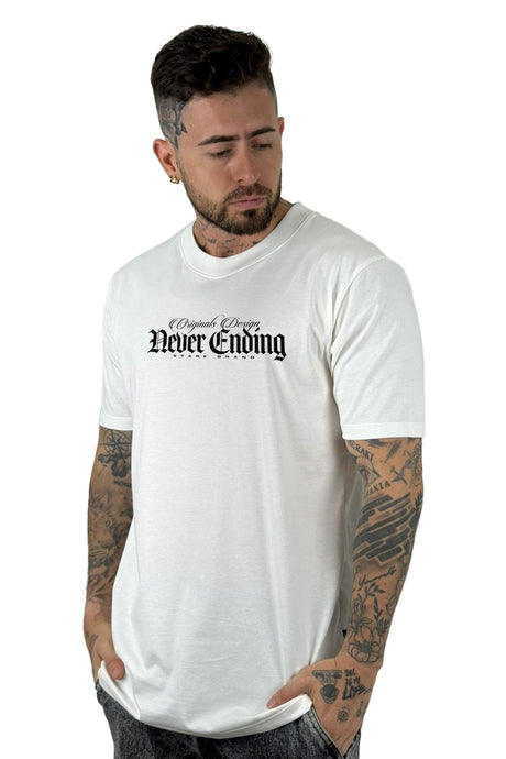 Camiseta Crudo Never Ending Alto Gramaje