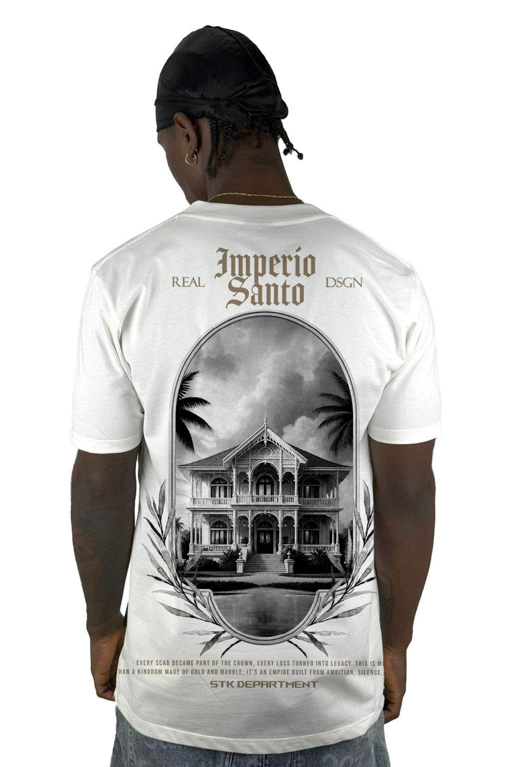 Camiseta Crudo Imperio Santo Alto Gramaje