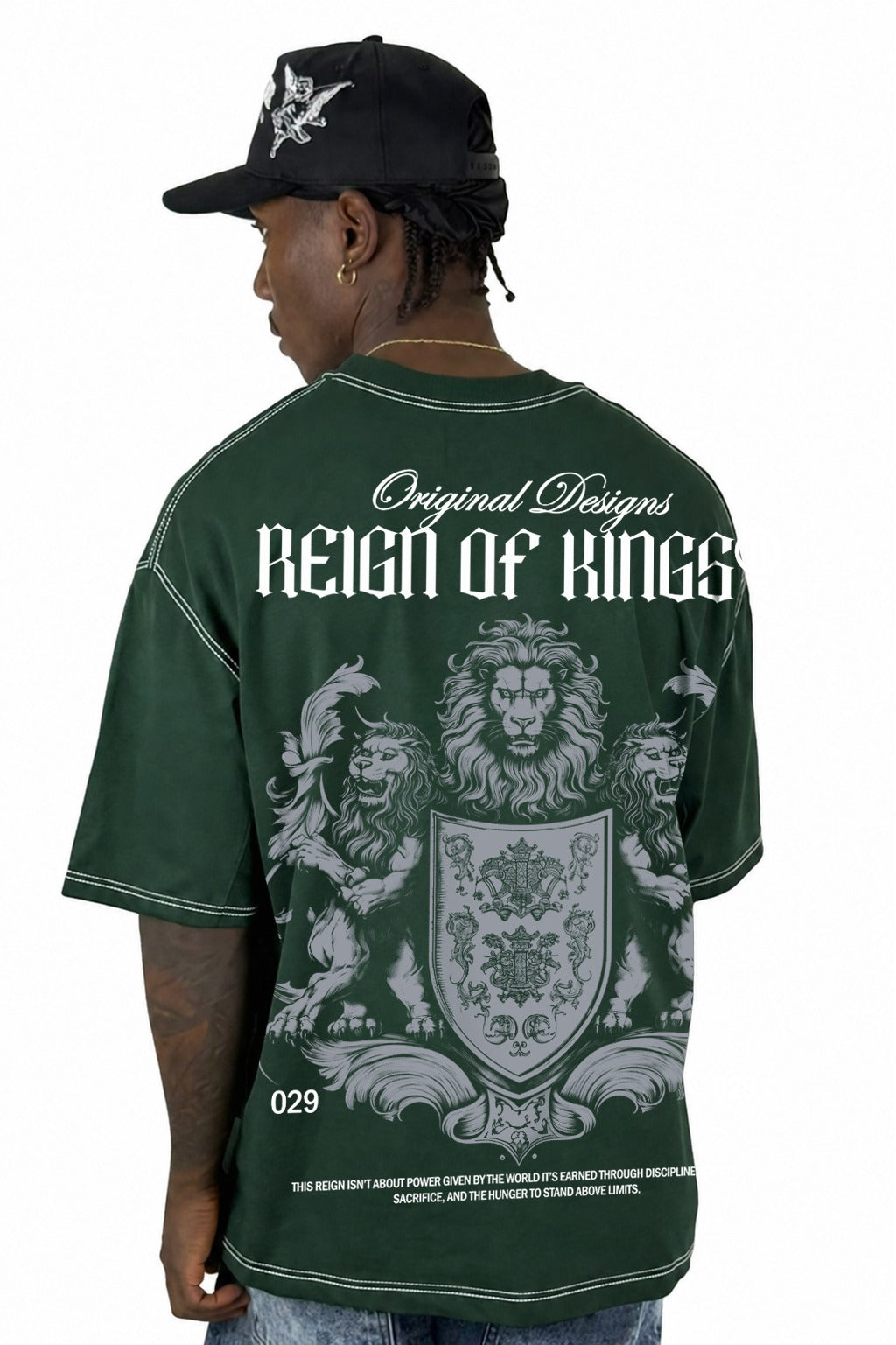 Oversize Verde Reign Of Kings Alto Gramaje